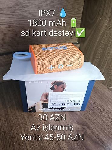 Dinamiklər və kolonkalar: İşlənmiş Kolonka, Növ - Portativ, rəng - Narıncı — 1