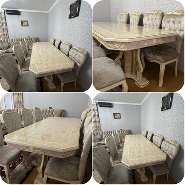 голландская мебель: RumiMasa dedti 8 stulnan 550₼ satilir .Olcu uzunliqu 2.50 eni