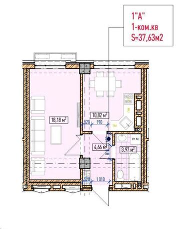 авангард строй квартиры: 1 комната, 38 м², Элитка, 2 этаж, ПСО (под самоотделку)