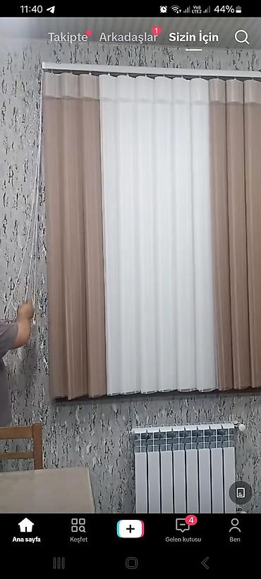 panel tiktok: Məhsul: Dikey jalüz pərdə sistemi - Növ: Şaquli (dikey) lamelli jalüz — 1