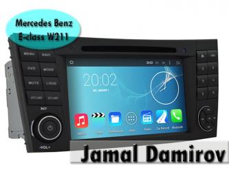 Avtoelektronika: Mercedes benz e-class w211 üçün dvd-monitor. Dvd-монитор для mercedes — 1