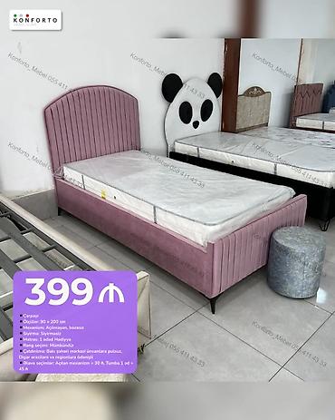 Tək nəfərlik çarpayı - Ölçü: 90 × 200 sm - Mexanizm: açılmayan