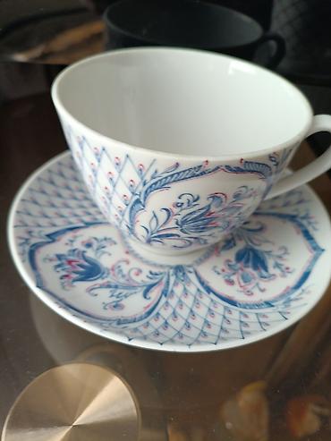 Наборы посуды: Набор чайных пар (чашка + блюдце), фарфор. Состав и дизайн: - — 3