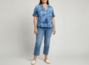 bluzki z wiskozy duże rozmiary: Women's blouse, size 3XL