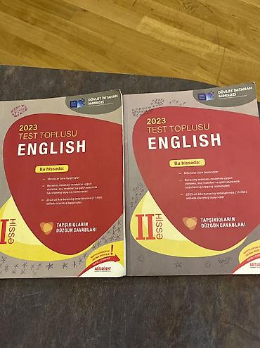 Testlər: İngilis dili test toplusu (Английский язык, сборник тестов) 1 və 2ci — 1