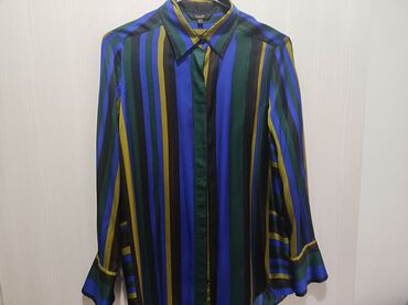 размер 48 50 платье: Рубашка, В полоску, Турция