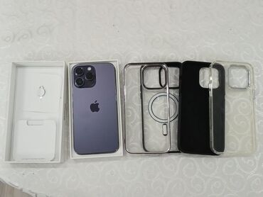 iphone x qiymeti kontakt home: IPhone 14 Pro Max, 128 GB, Deep Purple, Face ID