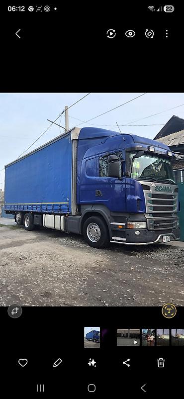 тигач: Тягач, Scania, 2013 г., Тентованный — 1
