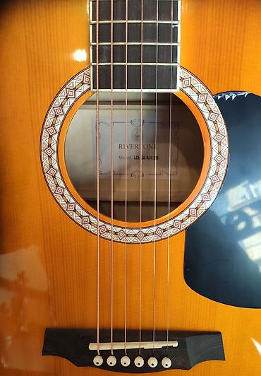 gitara kabel: Akustik gitara Rivertone LD18 Üst: Şam ağacı Qol: Gül ağacı — 3