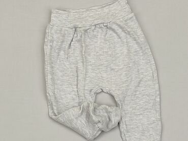 spodnie dresowe slim dla chłopca: Sweatpants, 6-9 months, condition - Good
