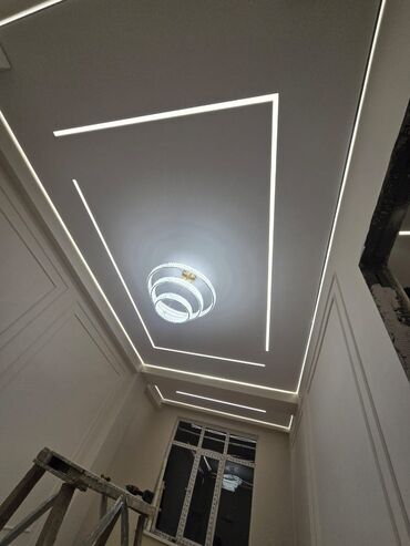 Натяжной потолок: Натяжной потолок Матовое, 3D потолки, Глянцевое Демонтаж, Гарантия, Монтаж — 10