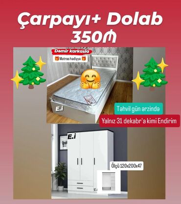 Divanlar: Təknəfərlik çarpayı, Dolab, Yeni