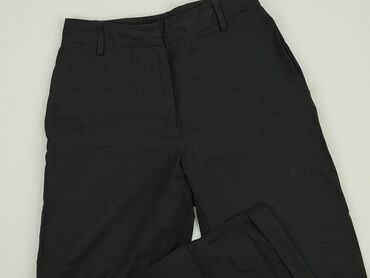 sinsay sukienki czarne damskie: Material trousers, SinSay, XS (EU 34), condition - Very good