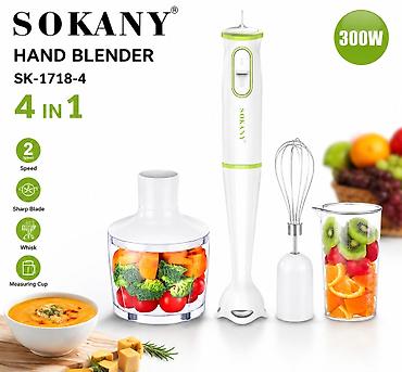№: 1856 Məhsulun adı: Blender Sokany SK-1718-4, salınma, 300 Vt, 0.5