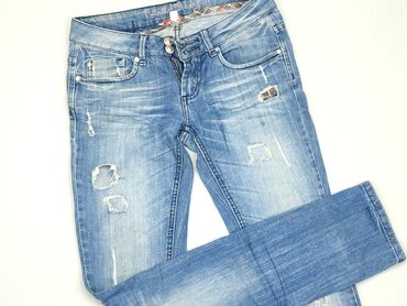 spódnice dżinsowe letnie: Jeansy, XS, stan - Dobry
