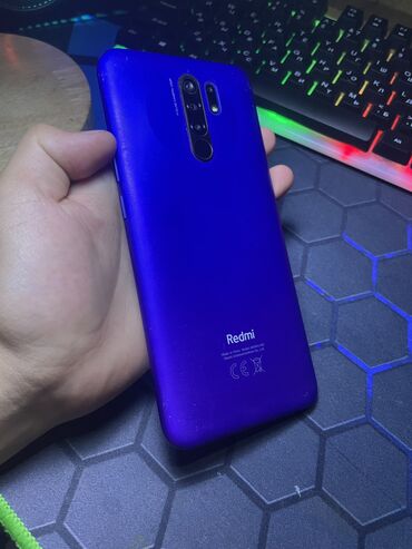 стиральная машина bosch: Redmi, Redmi 9, Б/у, 64 ГБ, цвет - Синий, 2 SIM