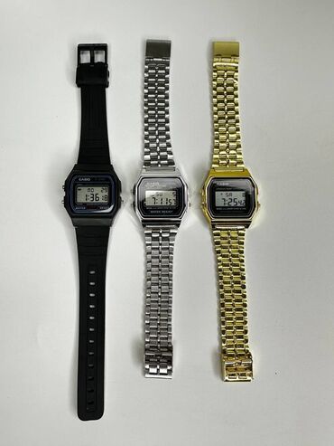 серебро часы: Casio Montana (черный,Серебро, золото) ⚡️подсветка ⚡️батарейки