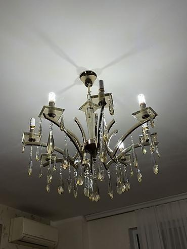şamdan al: Çılçıraq, 8 lampa, Xrustal — 1