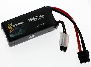 Запчасти для телефонов: JetFire 11.1V 1300mAh 25C Li-Po 3S Batareya Yüngül, yüksək cərəyan — 2