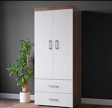 bulud mebel: Düz dolab, Yataq otağı üçün, Paltar üçün, Açılan, Korpuslu, 2 qapılı — 2