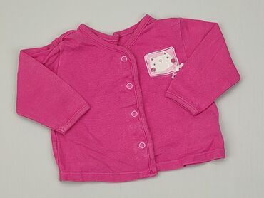 bluzki pudrowy roz: Bluzka, 0-3 m, stan - Zadowalający