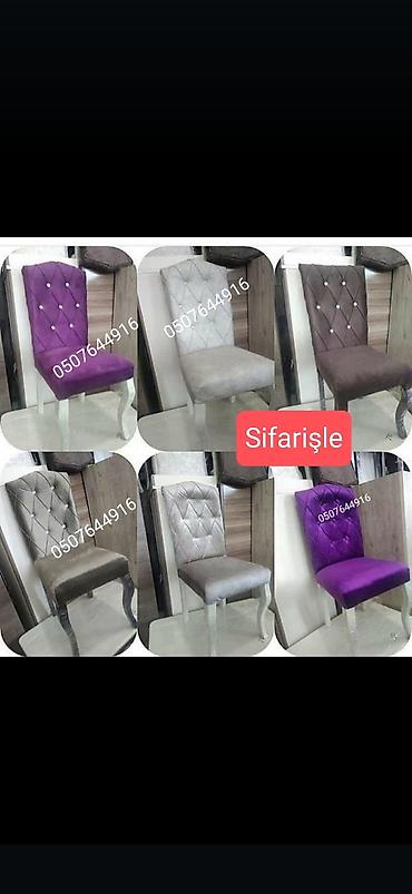 Sifarişlə oturacaqlar: Qonaq otağı üçün, Taxta, Parça, Azərbaycan, Zəmanətli, Kredit yoxdur — 18