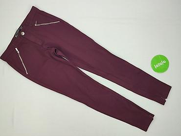 boho zara: Spodnie damskie Zara Trafaluc w kolorze bordowym. Model o dopasowanym — 2