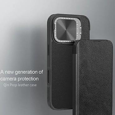 Maske i futrole za telefone: Maska Nillkin Qin Prop za iPhone 16 Pro Max 6.9 crna. Uz brzu dostavu — 4