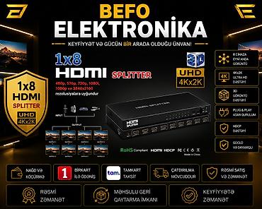 comp: 📺 MT-VIKI HDMI Splitter 8 Port 4K | 1 Girişdən 8 Ekrana Görüntü — 1