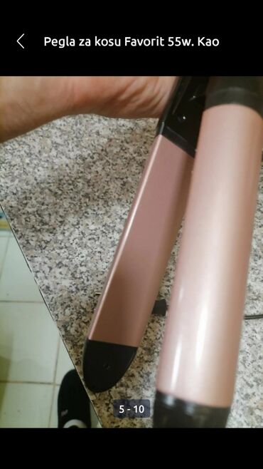 Prese za kosu: Pegla za kosu Favorit 55w kao nova je
 Mirjevo — 6