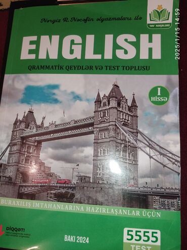 Testlər: İngilis dili Testlər 11-ci sinif, 1-ci hissə, 2024 il