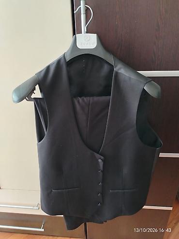 plaslar kisi: Kişi üçün üçlü kostyum dəsti – ORESS (Made in Türkiye) - Rəng: qara - — 2