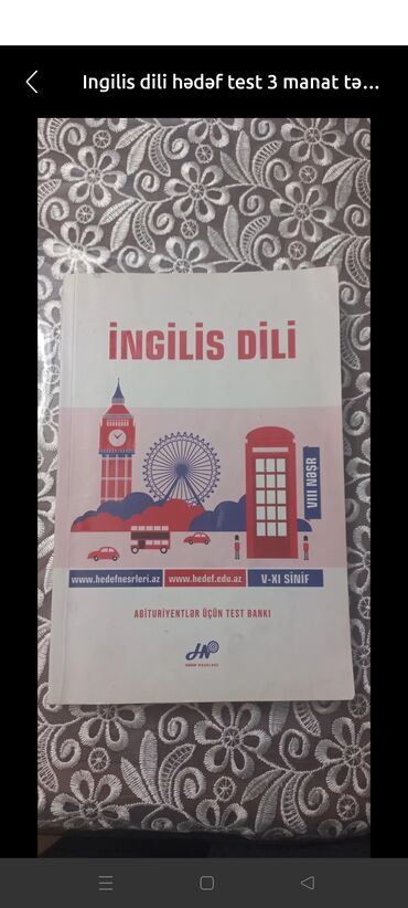 Bu test bankı V-XI sinif şagirdləri və abituriyentlər üçün ingilis