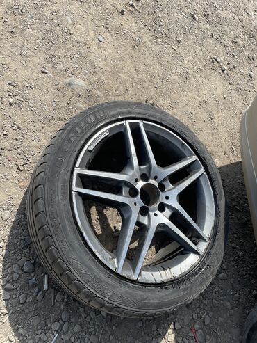 Диски: Литые Диски R 18 AMG, Комплект, отверстий - 5, Б/у