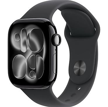 пульс: Apple Watch Series 11, 46 мм, алюминий, цвет Midnight (чёрный) — 1