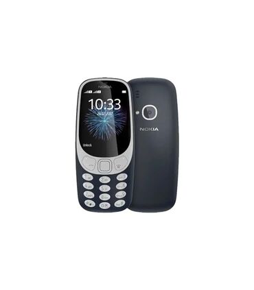 телефон fly ds105c: Nokia 3310, rəng - Göy, İki sim kartlı