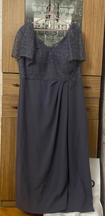 Платья: Вечернее платье, Макси, 3XL (EU 46)