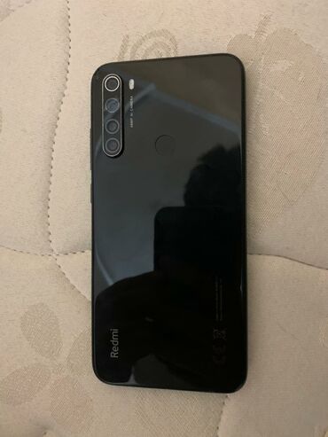 водонепроницаемый телефон: Xiaomi, Redmi Note 8, Б/у, 64 ГБ, цвет - Черный, 2 SIM