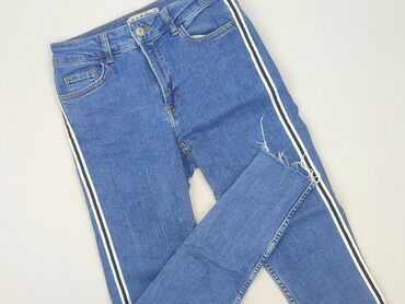spodnie woskowane białe: Denim Co, Jeans for women, size S (EU 36)