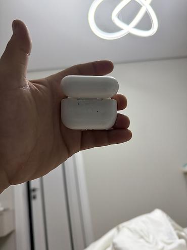 Аксессуары для мобильных телефонов: Беспроводные вакуумные наушники, Apple, AirPods Pro, Б/у — 3
