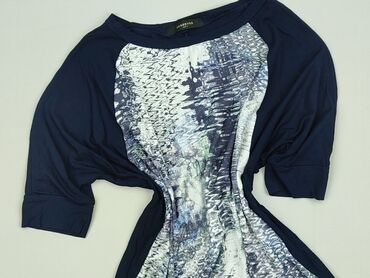 niebieska bluzki z krótkim rękawem: Women's blouse, size S