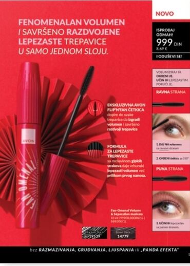 Šminka: Avon Exxxtravert maskara za volumen trepavica pruža trenutni efekat i — 35