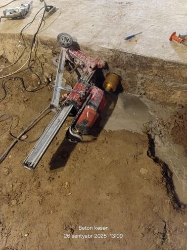 Beton işləri: Beton kəsimi və dəlik açma xidməti - Armaturlu beton, monolit, kərpic — 28