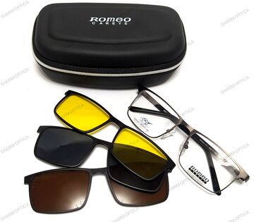 солнцезащитные очки: Оправа romeo careye это очки с насадками очки с поляризоваными