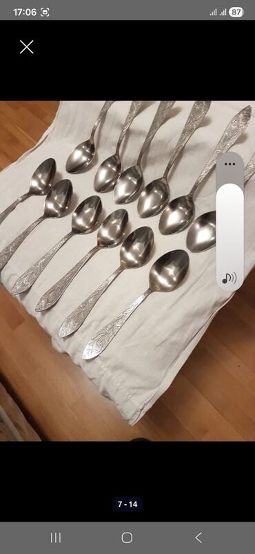 Qaşıqlar: Xörək qaşığı. Nerj. 12 ədəd. Təzə. Rusiya istehsalı. Qiyməti - 45 — 12