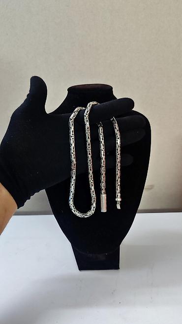 Серебряные цепочки: Цепочка, Проба 960, Мужские, Новый — 10