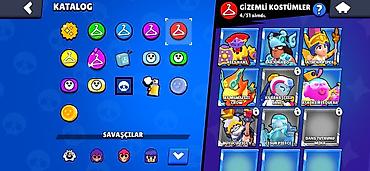 random pubg hesap: Brawl Stars oyunu üçün inkişaf etmiş hesab - Kupa sayı: 34 292 - — 9