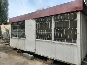 домик контейнер: Передвижной металлический киоск/павильон. - Каркас: металл, стенки из