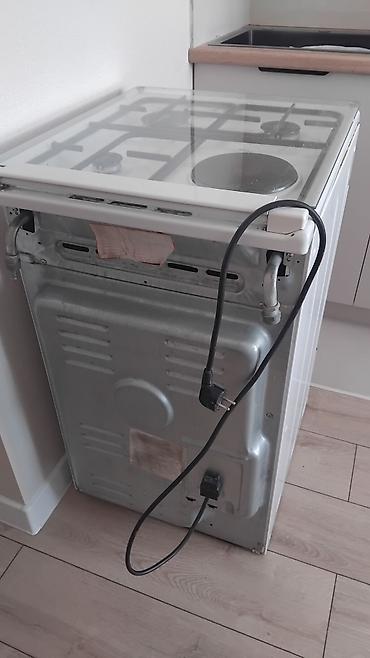 газовые плиты беко: Газовая печь, Beko, Б/у, Напольная, цвет - Белый, Полная оплата — 4