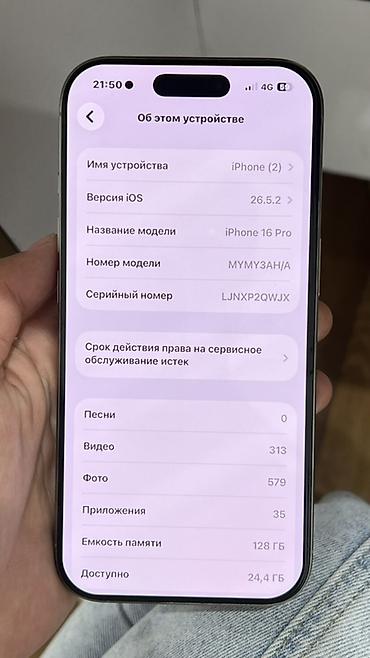 секс игр: IPhone 16 Pro цвет Natural Titanium (серый). Ключевые особенности — 6
